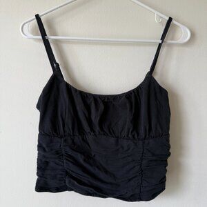 Hollister Soft Corset-Style Cropped Cami Tank Top - Medium